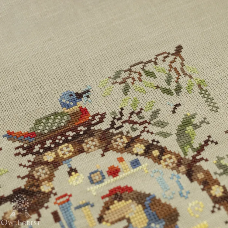 Электронная схема «Лесные домишки. Бобры»