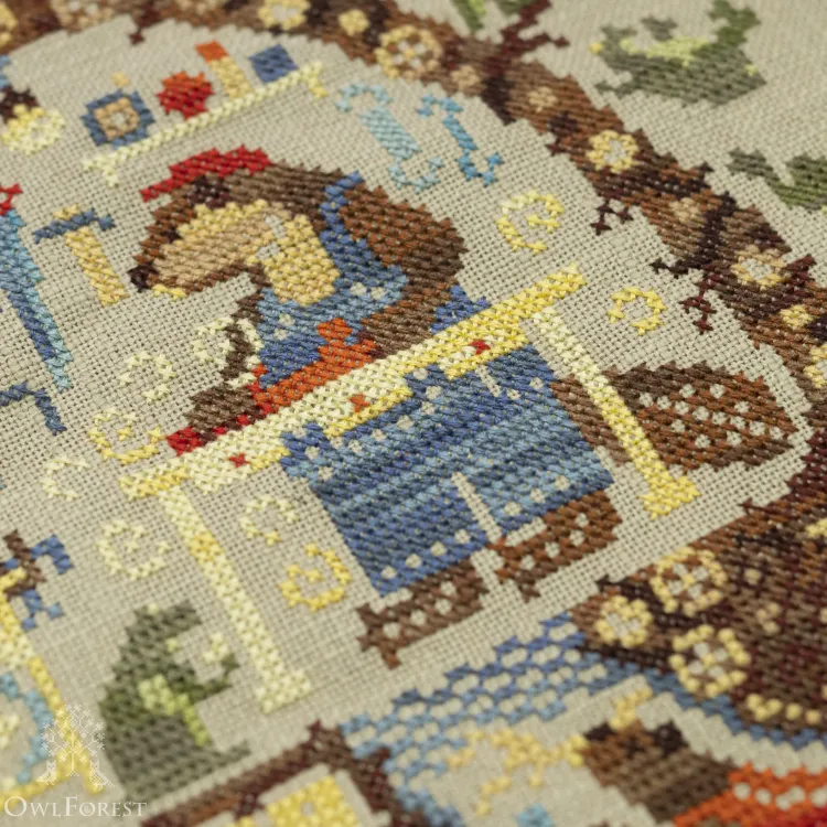 Электронная схема «Лесные домишки. Бобры»