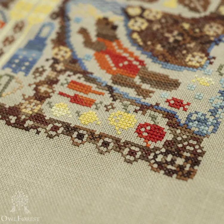 Электронная схема «Лесные домишки. Бобры»