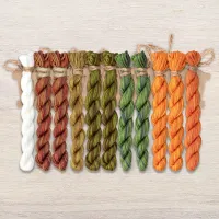 Набор ниток OwlForest для схемы «Морошковое лето» (ПНК)