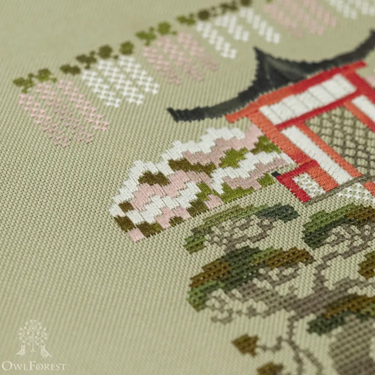 Схема для вышивания «Садовые карпы» 