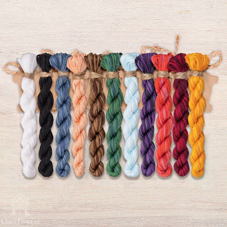 Набор ниток OwlForest для схемы «Щелкунчик» (DMC)