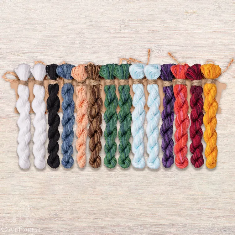 Набор ниток OwlForest для схемы «Щелкунчик» (DMC)