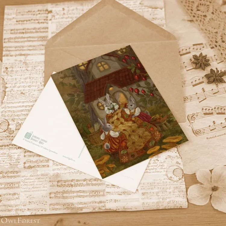 Набор открыток «Пушистые хвосты»