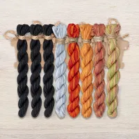 Набор ниток OwlForest для схемы «Лунный кот» (ПНК)