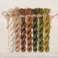 Набор ниток OwlForest для схемы «Лесной орех» (DMC)