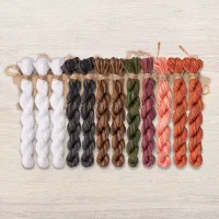 Набор ниток OwlForest для схемы «Ягодные тигры» (DMC)