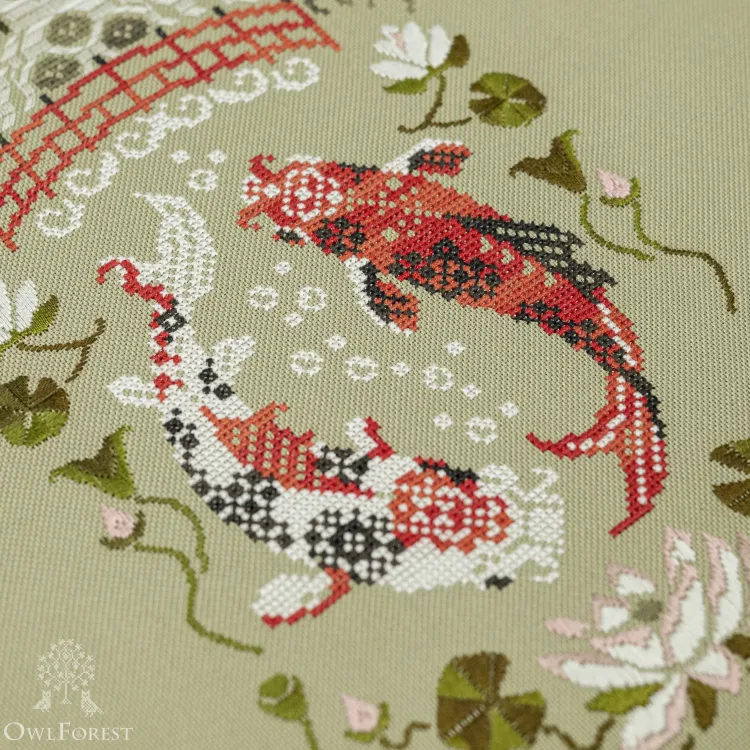 Электронная схема «Садовые карпы»