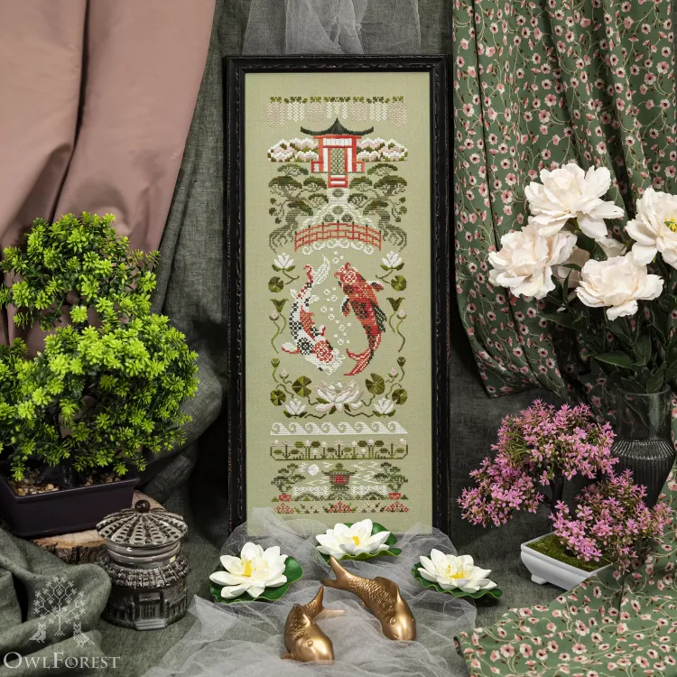 Электронная схема «Садовые карпы»