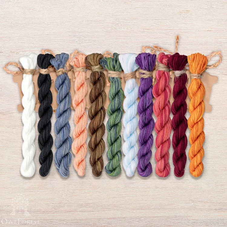 Набор ниток OwlForest для схемы «Щелкунчик» (ПНК)