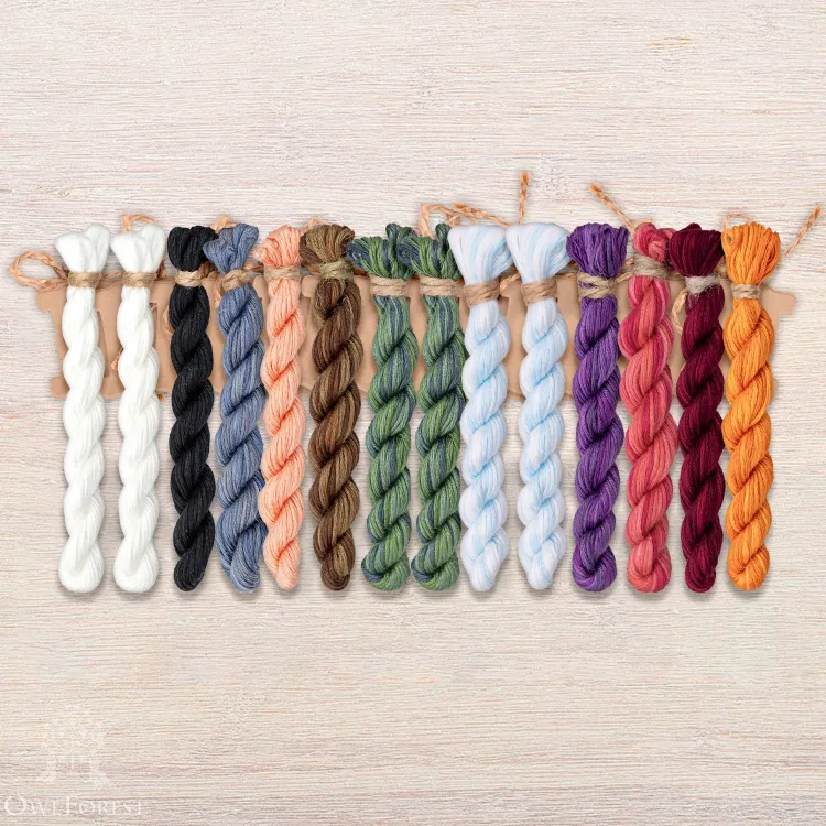 Набор ниток OwlForest для схемы «Щелкунчик» (ПНК)