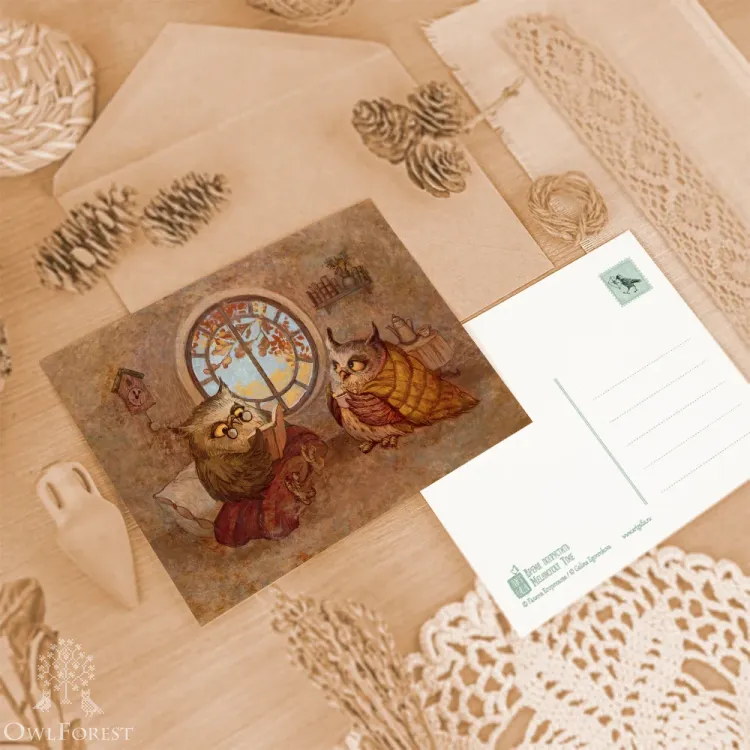 Набор открыток «Совы»