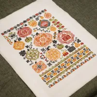 Схема для вышивания «Тыквенный квакер»