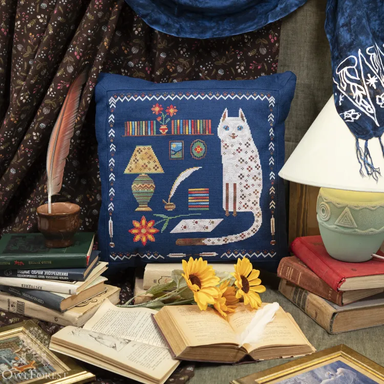 Электронная схема «Кот и поэзия»