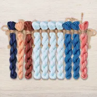 Набор ниток OwlForest для схемы «Фея будуарная» (DMC)