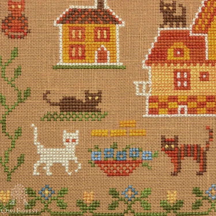 Электронная схема «Город котов»