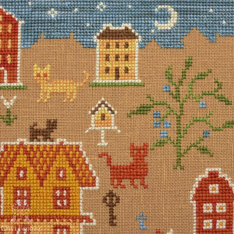 Электронная схема «Город котов»