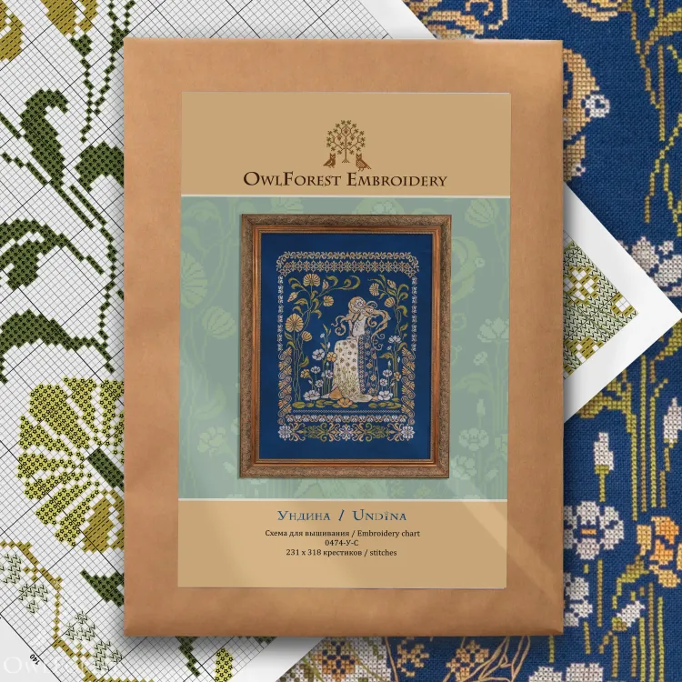 Схема для вышивания «Ундина» 