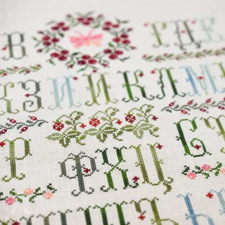 Электронная схема «Ягодная азбука» с русскими буквами