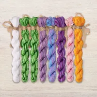 Набор ниток OwlForest для схемы «Ирисы» (DMC)