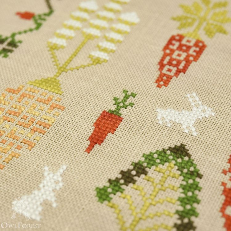 Схема для вышивания «Морковный лес»