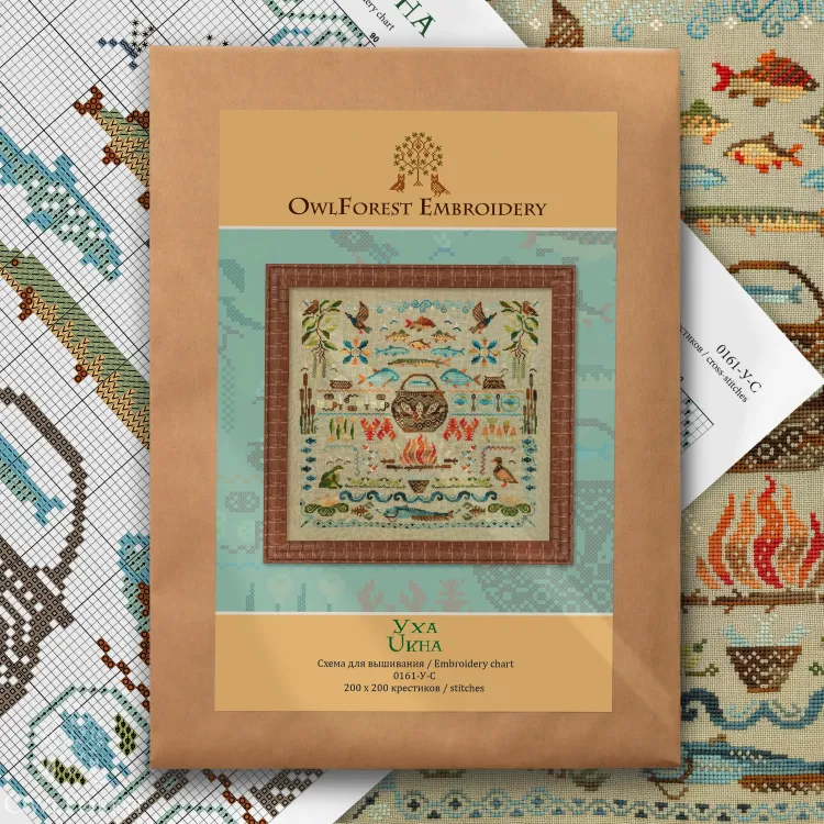 Схема для вышивания «Уха»