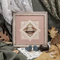 Схема для вышивания «Кружевные птички. Зарянки»