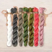 Набор ниток OwlForest для схемы «Садовые карпы» (ПНК им. Кирова)