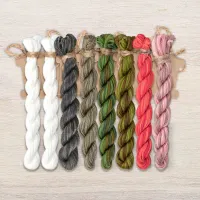 Набор ниток OwlForest для схемы «Садовые карпы» (ПНК им. Кирова)