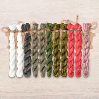 Набор ниток OwlForest для схемы «Садовые карпы» (ПНК им. Кирова)