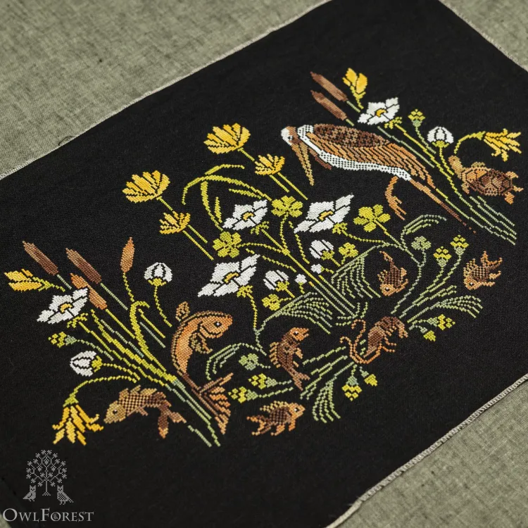 Схема для вышивания «Тихая заводь. Ночь» 