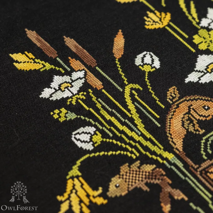 Схема для вышивания «Тихая заводь. Ночь» 