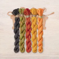 Набор ниток OwlForest для схемы «Тыквенный квакер» (DMC)