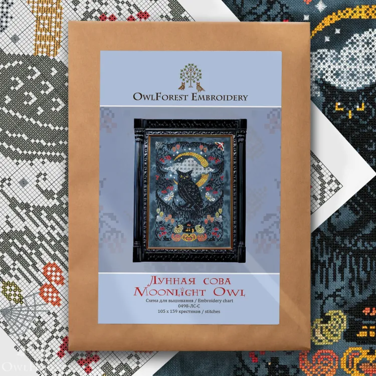 Схема для вышивания «Лунная сова»
