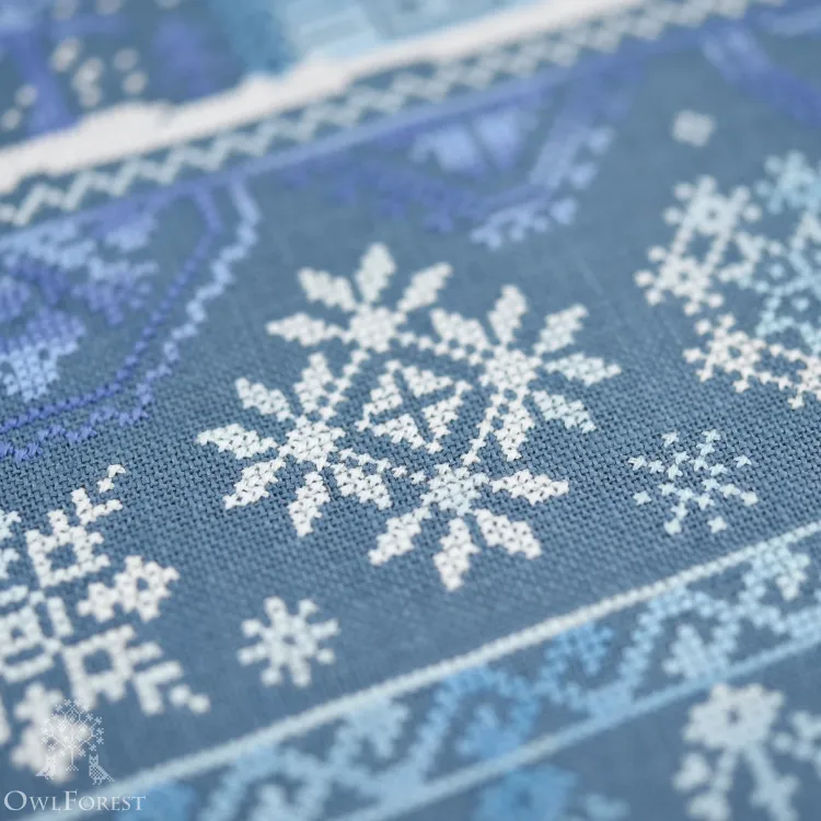 Схема для вышивания «Серебряное копытце. Морозные узоры»