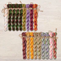 Набор ниток OwlForest для схемы «Осенние цветы» (DMC)