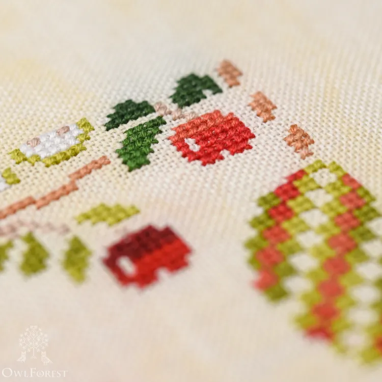 Схема для вышивания «Наливные яблочки»