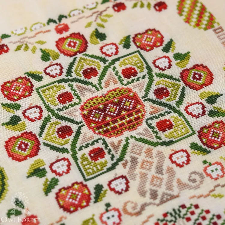 Схема для вышивания «Наливные яблочки»