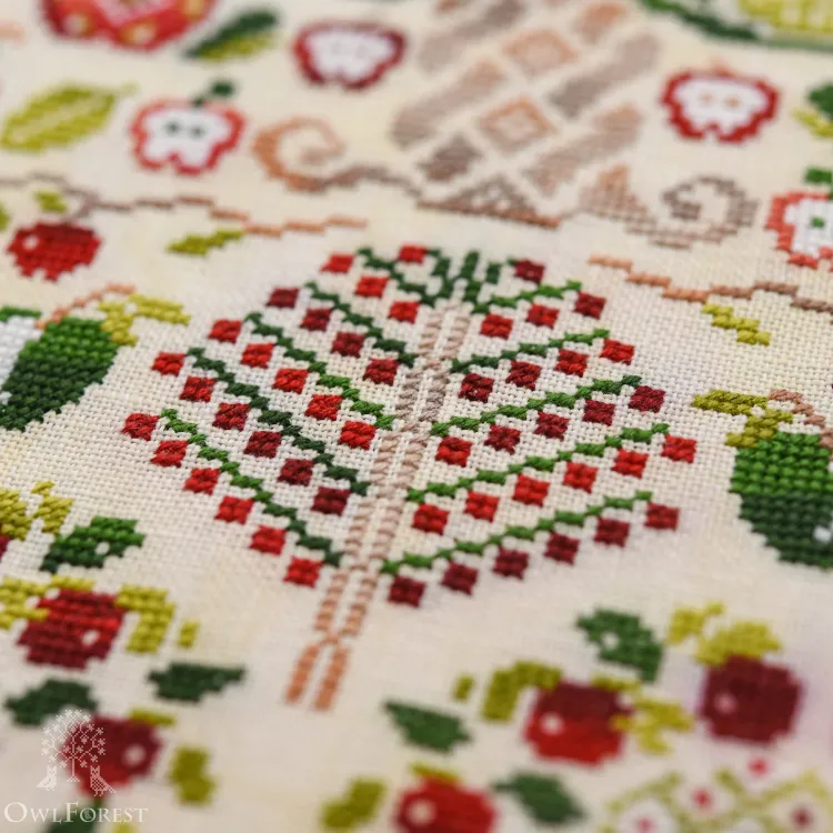 Схема для вышивания «Наливные яблочки»