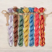 Набор ниток OwlForest для схемы «Кот и поэзия» (ПНК)