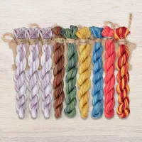 Набор ниток OwlForest для схемы «Кот и поэзия» (ПНК)