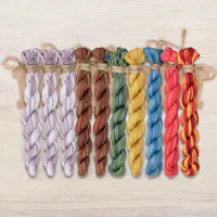 Набор ниток OwlForest для схемы «Кот и поэзия» (ПНК)