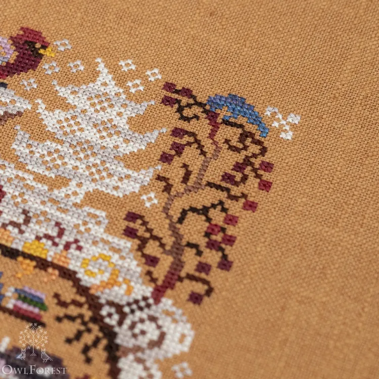 Схема для вышивания «Лесные домишки. Крот» 