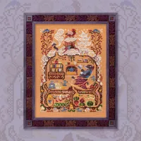 Схема для вышивания «Лесные домишки. Крот» 