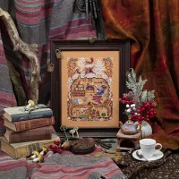 Схема для вышивания «Лесные домишки. Крот» 