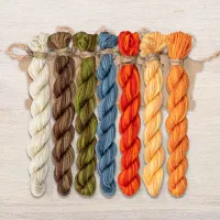 Набор ниток OwlForest для схемы «Город котов» (ПНК)