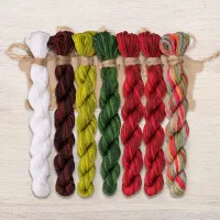 Набор ниток OwlForest для схемы «Калиновое лето» (DMC)