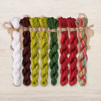 Набор ниток OwlForest для схемы «Калиновое лето» (DMC)