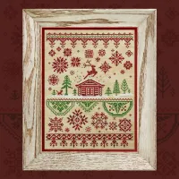 Схема для вышивания «Серебряное копытце. Рождество»