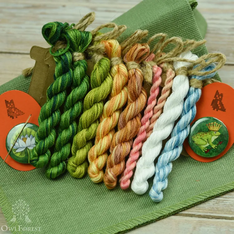 Набор для вышивания «Лягушки-царевны»